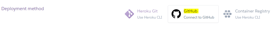 Heroku Deploy Method